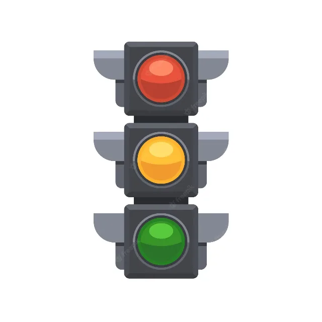 Why traffic lights are red, green and yellow?