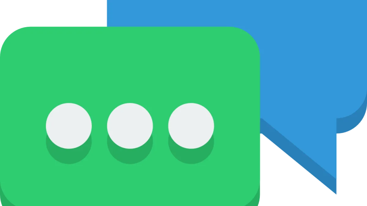 Chat-bubble icons representing the Gen Alpha slang terms sigma and 6-7